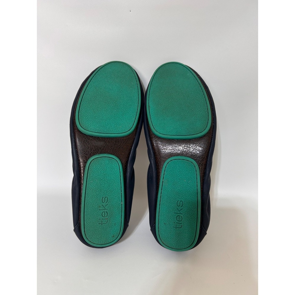 Tieks by Gavrieli Leather Ballet Flats California Navy Blue Shoes Womens Size 8 - Picture 6 of 13